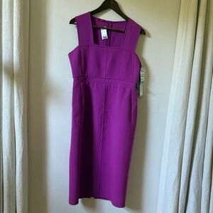 Brioni Vibrant Purple Midi Dress